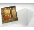 Outer record sleeve for LP 33 rpm single, double, gatefold - PPL Polipropilene 110 my -  Clear - 50 pieces pack - photo 1
