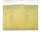 A. Striggio ORFEO / Orchesta e Coro di Milano della RAI conductor Nino Sanzogno --  Double LP 33 RPM  - Made in ITALY - OPEN LP - photo 1