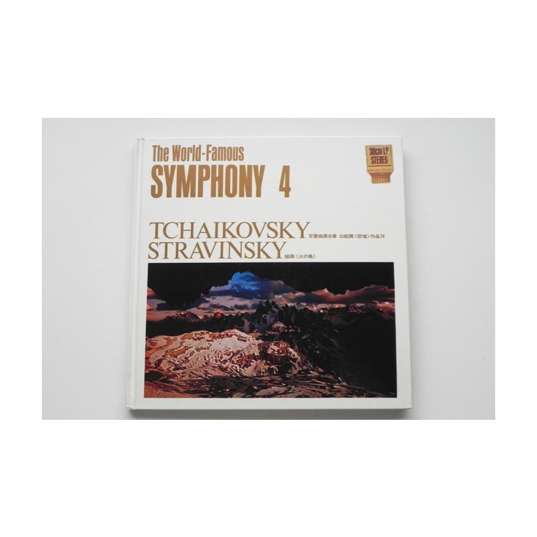 The World-Famous Symphony 4 / Tchaikovsky - Stravinsky  / Pierre Monteux  --   Boxset LP 33 rpm - Made in Japan 