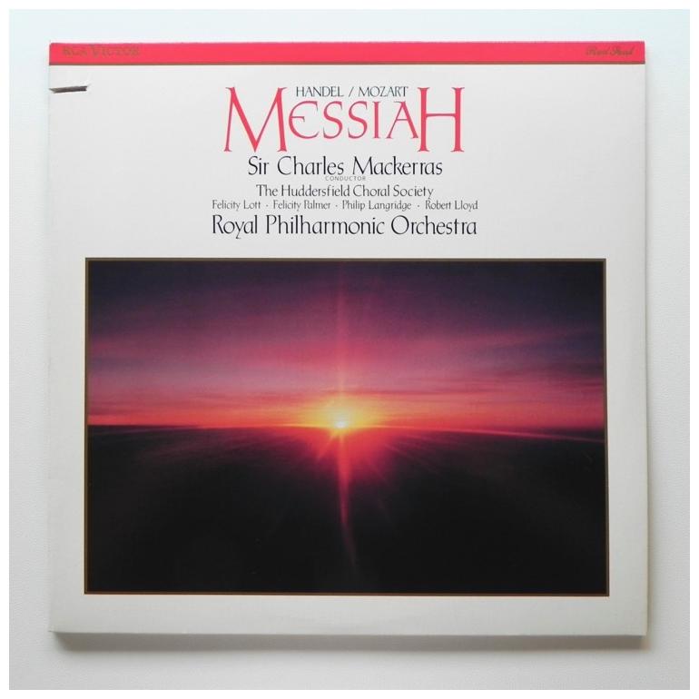 Handel/Mozart MESSIAH / Royal Philharmonic Orchestra conducted by Sir Charles Mackerras  -- Double LP 33 rpm  - Made in USA 