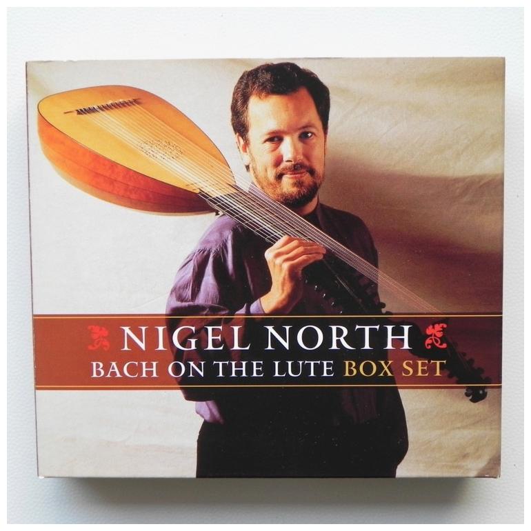 Bach on the Lute / Nigel North  -- Box set of 4 CDs  - Made in UK by LINN - CKD 300 - RARE AND OUT OF PRINT - OPEN CD  