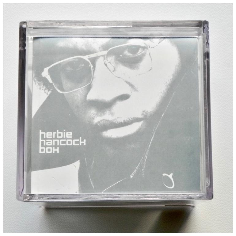 The Herbie Hancock Box / Herbie Hancock -- Lucite Cube Box Set of 4 CDs - Made in USA/EU  by COLUMBIA - C4K 90928 - OPEN CD 