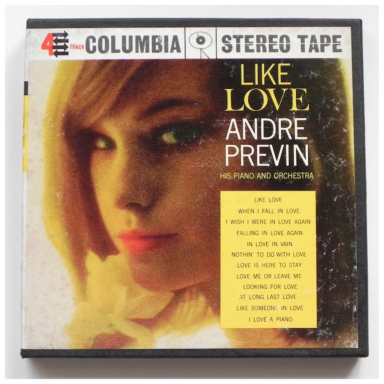 Like Love / André Previn his Piano and Orchestra / COLUMBIA - CQ 317  - Recorded Magnetic Tape on 7" reel - 4 Tracks - 7.5 IPS  - ORIGINAL TAPE 