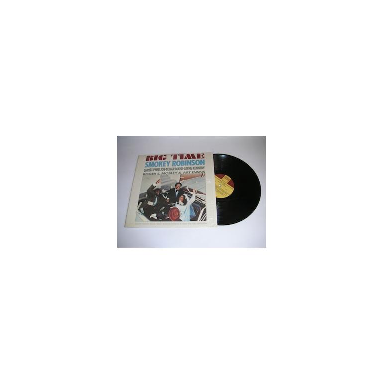 Big Time / Smokey Robinson  -- LP 33 rpm  - Made in USA - TAMLA - 76-355S1 - OPEN LP
