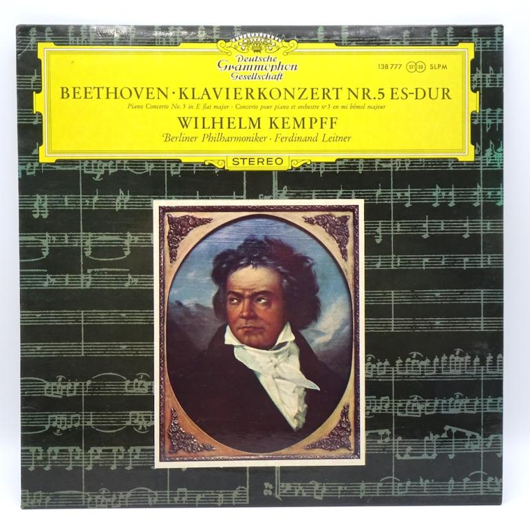 Beethoven KLAVIERKONZERT NR. 5 ES-DUR    /   Wilhelm Kempff, piano / Berliner Philharmoniker Cond. F. Leitner
