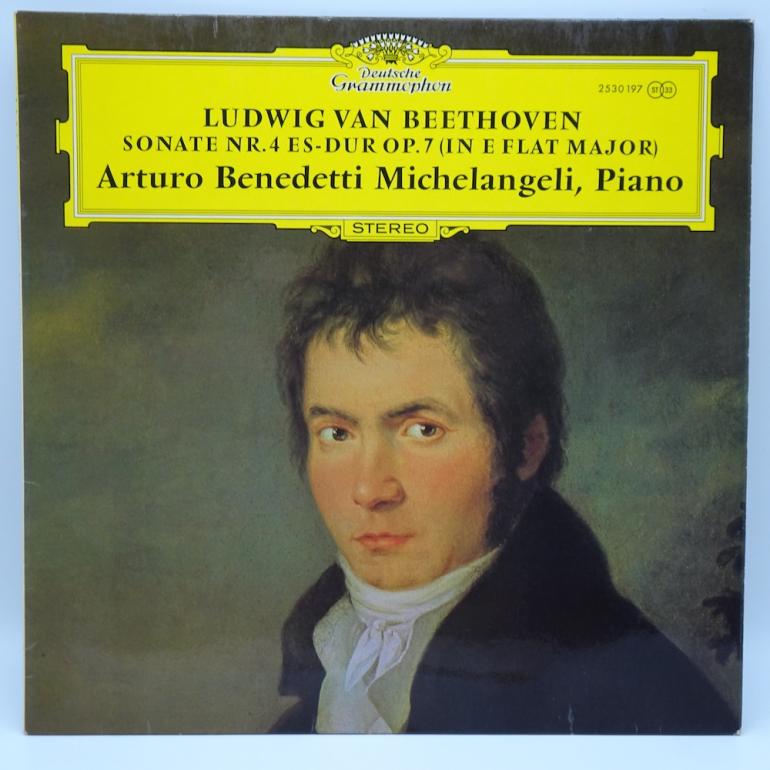 Beethoven SONATE NR. 4 ES-DUR OP. 7 (IN E FLAT MAJOR)    /   A. Benedetti Michelangeli, Piano