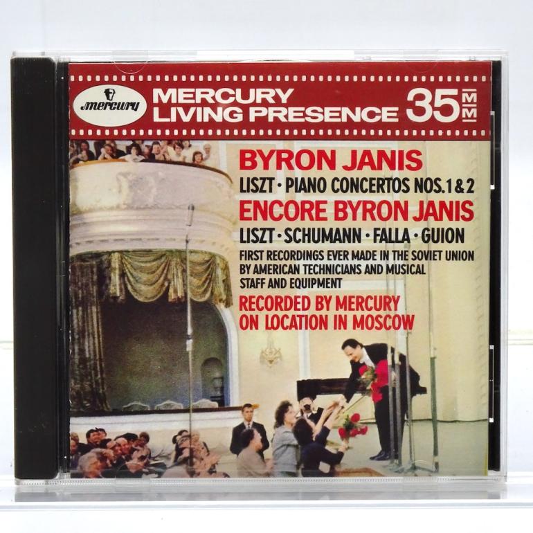 Byron Janis / Encore Byron Janis (Liszt, Schumann, Falla, Guion) / Byron Janis  --  CD -  Made in USA 1990 - MERCURY  432 002-2 - CD APERTO