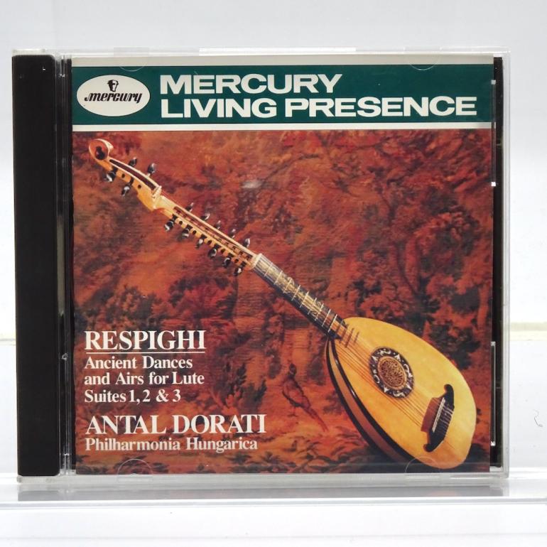 Respighi ANCIENT DANCES & AIRS / Philharmonia Hungarica Cond. A. Dorati --  CD -  Made in USA 1992 - MERCURY  434 304-2 - OPEN CD