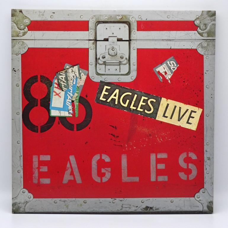 Eagles Live / Eagles  -- Doppio LP 33 giri - Made in ITALY 1980 - ASYLUM RECORDS – W 62032 - LP APERTO
