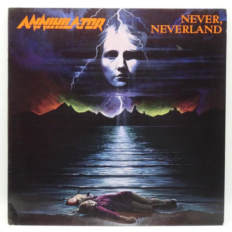 Never, Neverland / Annihilator --  LP 33 giri  - Made in HOLLAND 1990 - ROADRUNNER  RECORDS – RR 9374-1 - LP APERTO