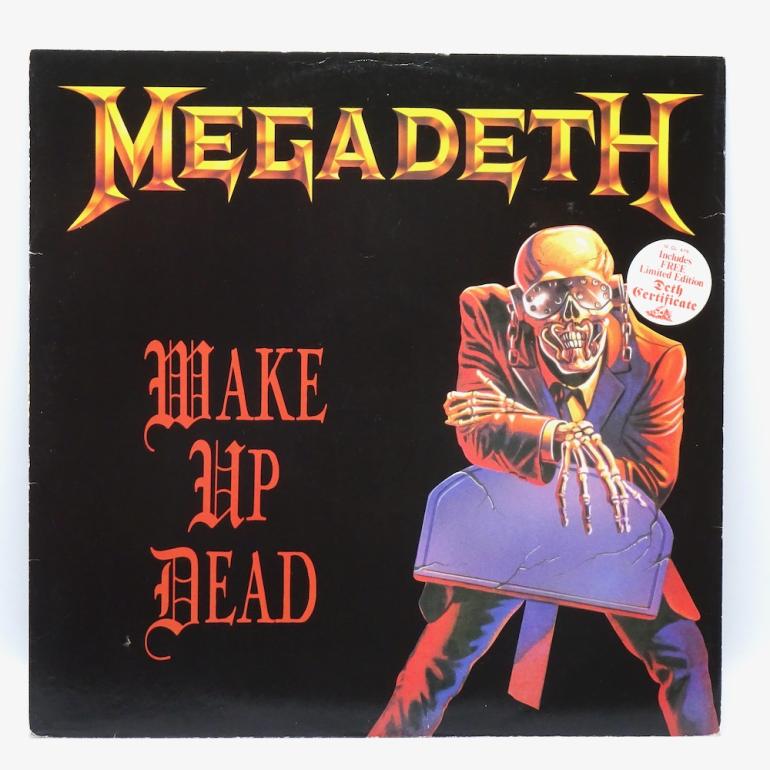 Wake Up Dead / Megadeth  --  LP 45 giri - Made in UK 1987 - CAPITOL RECORDS – 12 CL 476 - LP APERTO - EDIZIONE LIMITATA