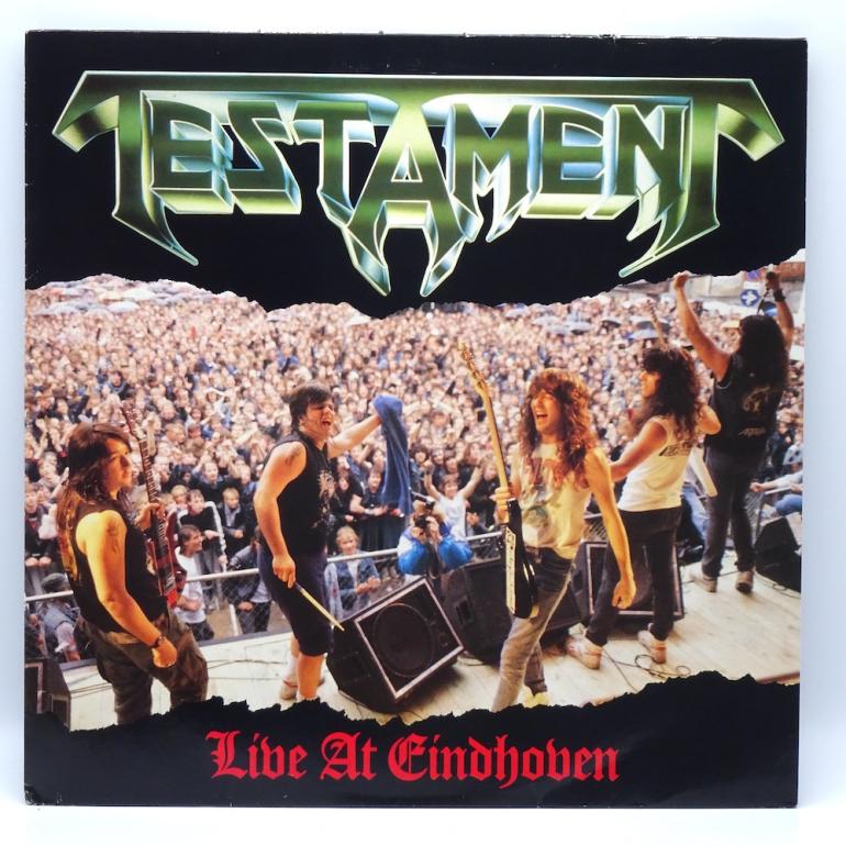 Testament – Live At Eindhoven / Testament  --  LP 33 giri - Made in GERMANY 1987 - MEGAFORCE RECORDS – 780 226-1 - LP APERTO