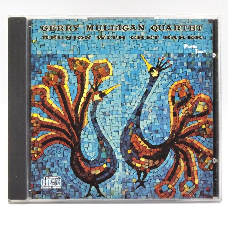 Reunion with chet baker  / Gerry Mulligan With Chet Baker - Quartet  -  CD - Made in US  1988 -  EMI - MANHATTAN RECORDS CDP 7 46857 2 - OPEN CD