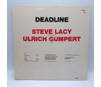 Deadline / Steve Lacy  - Ulrich Gumpert  --  LP 33 rpm -  Made in GERMANY 1987 - SOUND ASPECTS  RECORDS  - sas 013  -  OPEN LP - photo 2