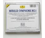 Mahler SYMPHONIE NO.1 / Concertgebouworkest Amsterdam, conductor Leonard Bernstein --  CD - Made in Germany by  Deutsche Grammophon - 427 303-2 - OPEN CD - photo 1