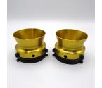 NAB Adapters - Pair Gold finish - Colored carton box - Made in USA by Magnetics Inc. - photo 1