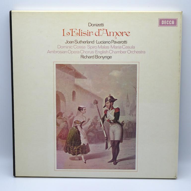 Donizetti L'ELISIR D'AMORE / Ambrosian Opera Chorus - English Chamber Orchestra - Dir. R. Bonynge