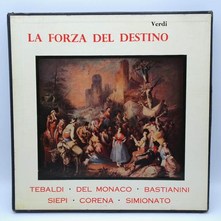 Verdi LA FORZA DEL DESTINO / Tebaldi - Del Monaco / Chorus and Orchestra  of the Accademia di Santa Cecilia, Roma Cond. Francesco Molinari Pradelli