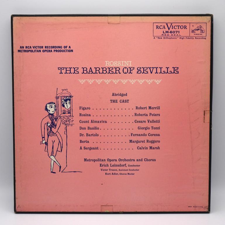 Rossini THE BARBER OF SEVILLE / Metropolitan Opera Orchestra and Chorus Cond. Eirch Leinsdorf