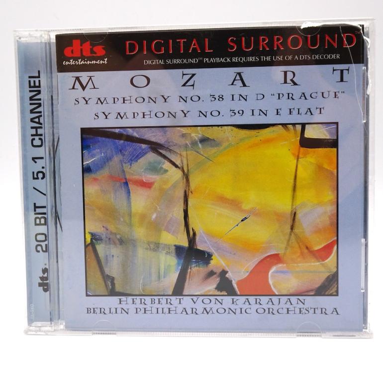 Mozart SYMPHONY NO. 38 IN D "PRAGUE" - SYMPHONY NO. 39 IN E FLAT / Berlin Philharmonic Orchestra Cond. Herbert von Karajan