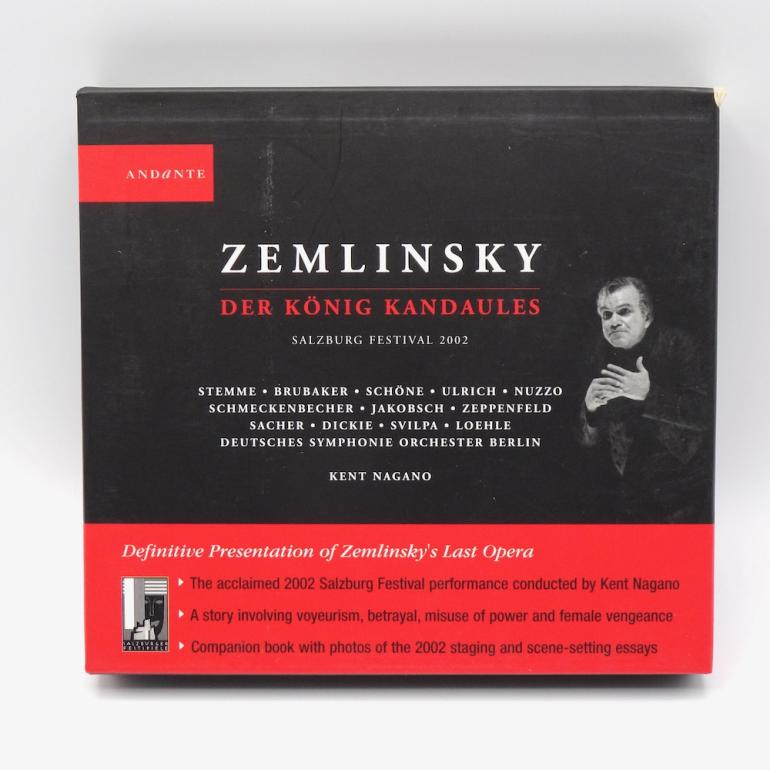 Zemlinsky DER KONIG KANDAULES - Salzburg Festival 2002 / Deutsche Symphonie Orch. Berlin - Mozarteum Orch. Salzburg Cond. K. Nagano --  2 CD by ANDANTE - AN 3070 - CD APERTO