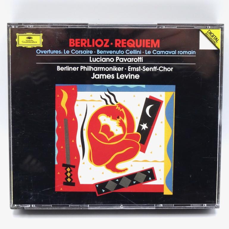 Berlioz REQUIEM / Pavarotti / Berliner Philharmoniker  Cond. J. Levine / 2  CD Made in Germany / DEUTSCHE GRAMMOPHON - 429 724-2 - OPEN CD