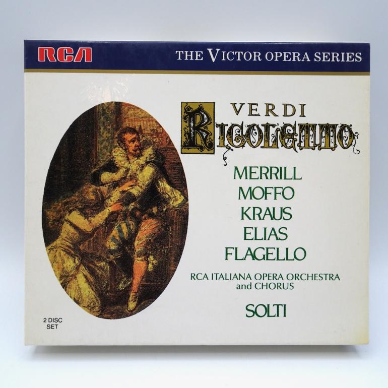 Verdi RIGOLETTO  /  RCA Italiano Opera Orchestra and Chorus Cond. G. Solti --  2  CD / RCA VICTOR RECORDS - GD86506 (2) - OPEN CD