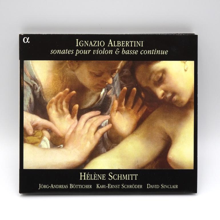 I. Albertini SONATES POUR VIOLON & BASSE  CONTINUE / Hélène Schmitt /  CD Made in Eu - ALPHA - 028  - OPEN CD