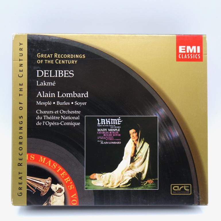 L. Delibes LAKME' / Choeurs  et Orchestre du Théatre National de l'Opéra-Comique Cond. Alain Lombard --  2 CD / EMI CLASSICS  - 7243 5 67742 2 3 - OPEN CD