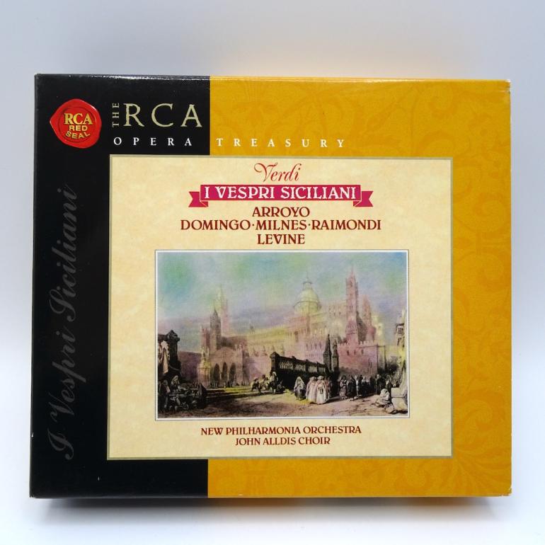 Verdi I VESPRI SICILIANI  / New Philharmonia Orchestra Cond. J. Levine  --   3 CD / RCA - 09026 63492 2 - CD APERTI