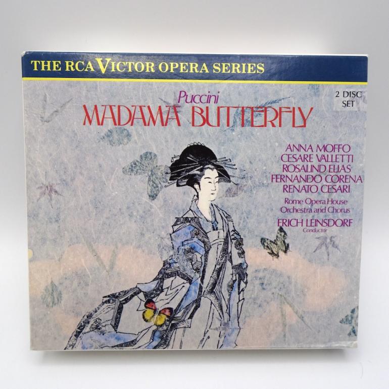 Puccini MADAMA BUTTERFLY / Rome Opera Orchestra  and Chorus Cond. E. Leinsdorf  --  2  CD / RCA VICTOR - 4145-2-RG - OPEN CD