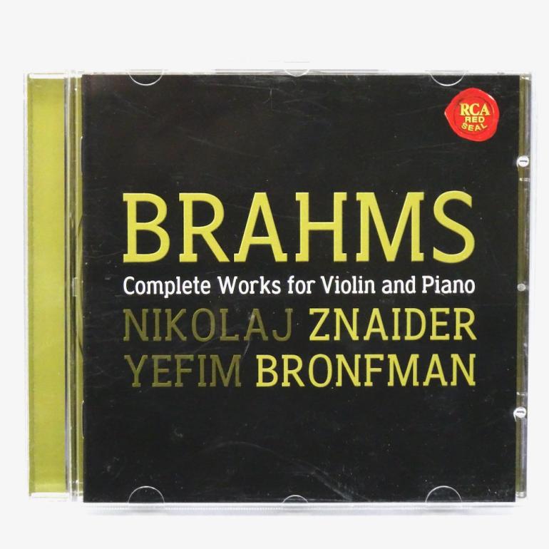 Brahms COMPLETE WORKS FOR VIOLIN AND PIANO / N. Znaider - Y. Bronfman  --    CD Made in EU - RCA - 88697061062 - CD APERTI