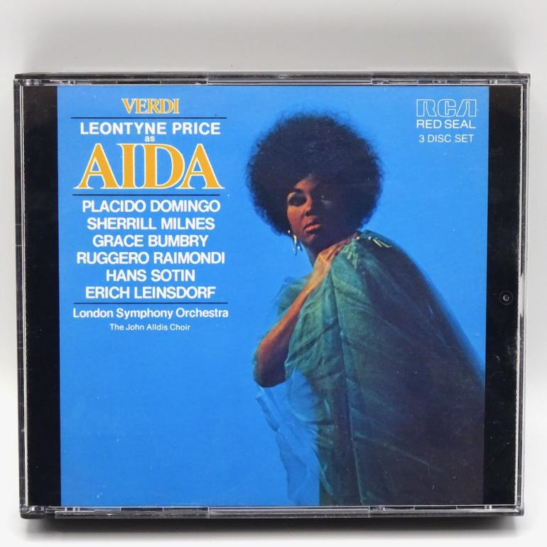 Verdi AIDA  /  London Symphony Orchestra  Cond. E. Leinsdorf  --   3 CD  - RCA - 6198-2-RC - CD APERTO