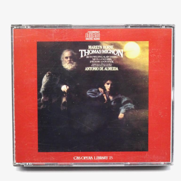 Thomas MIGNON / Philarmonia Orchestra Cond. A. De Almeida   --  3 CD  - CBS/SONY - 82DC 309-11 -  CD APERTO