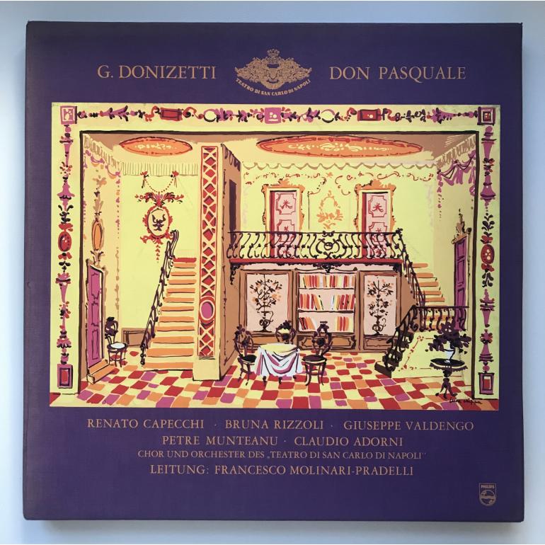 Donizetti DON PASQUALE / Chor und Orchester des Teatro di San Carlo di Napoli Cond. F. Molinari-Pradelli