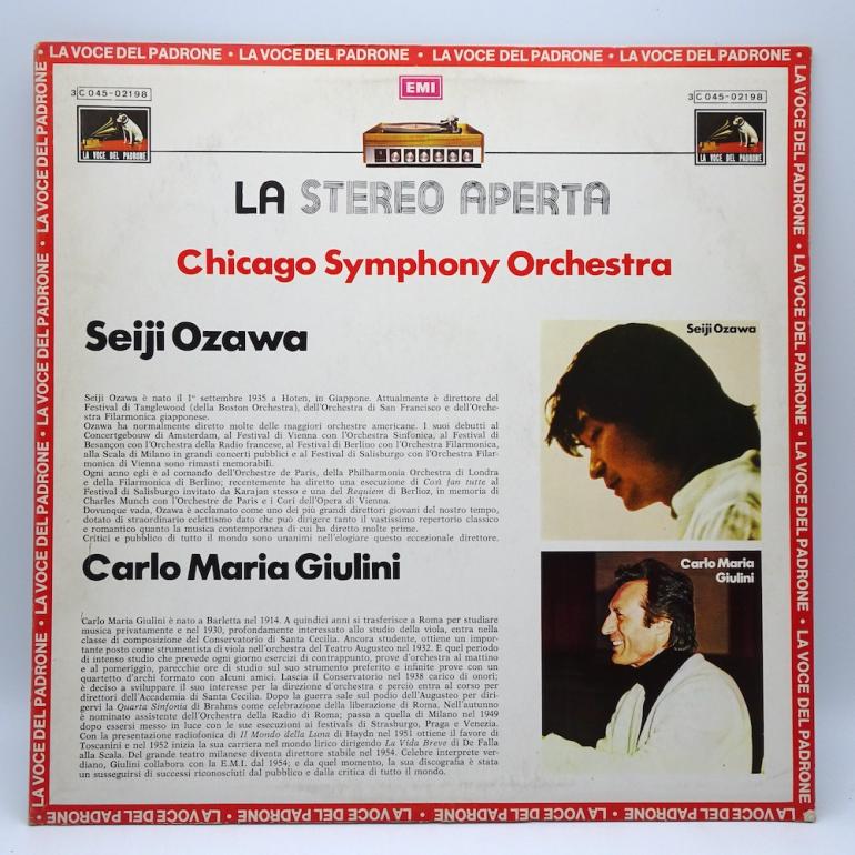 La stereo aperta / Chicago Symphony Orchestra Cond. S. Ozawa - C.M. Giulini