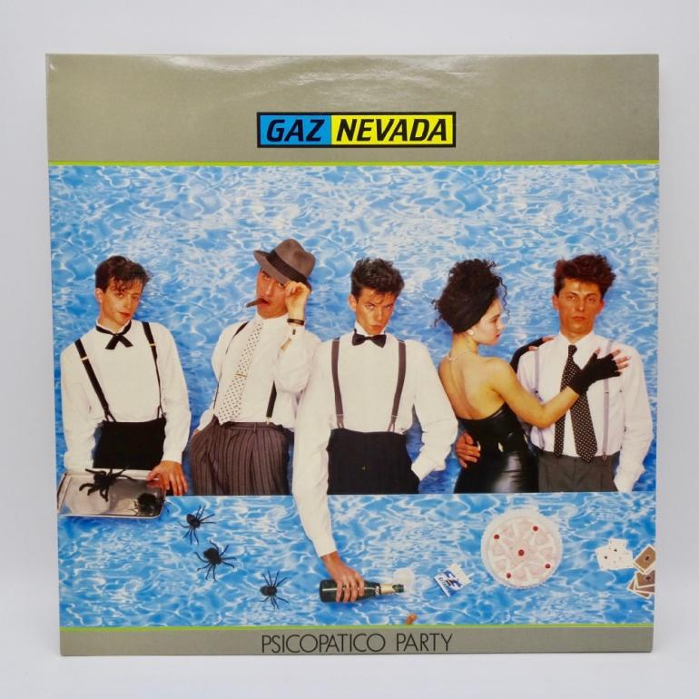 Psicopatico Party / Gaz Nevada  --  LP 33 rpm - Made in ITALY 1983 - ITALIAN RECORDS - EXIT 910 - LP OPEN