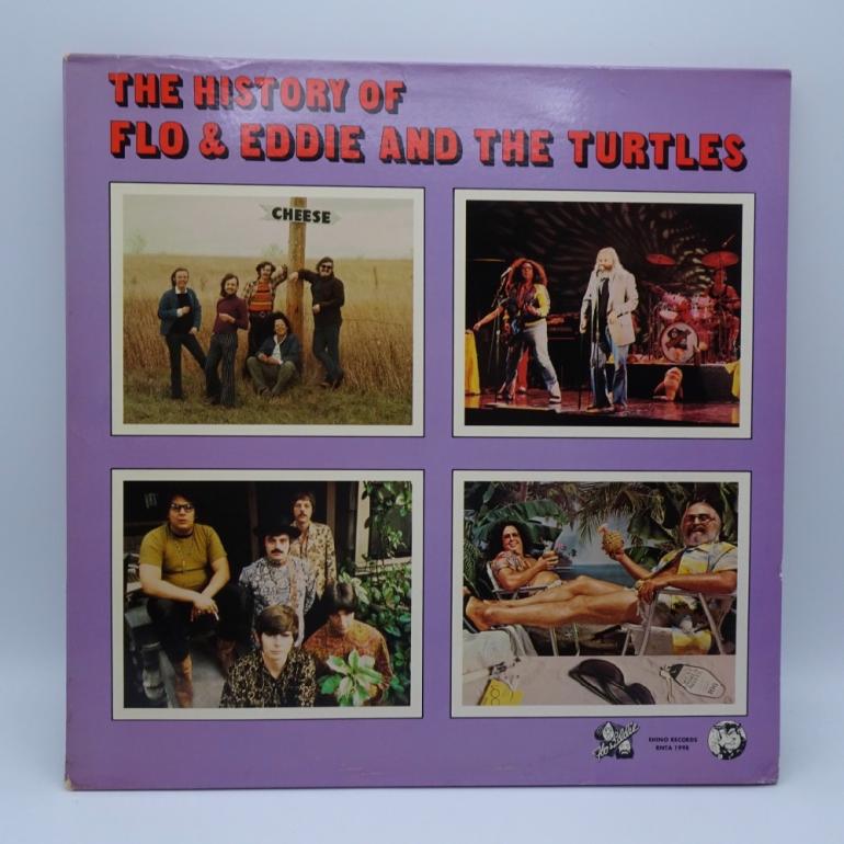 The History of Flo & Eddie and The Turtles / Flo & Eddie - The Turtles  --  Triple LP 33 rpm  - Made in  USA 1983 -  RHINO RECORDS - RNTA 1998 - OPEN LP