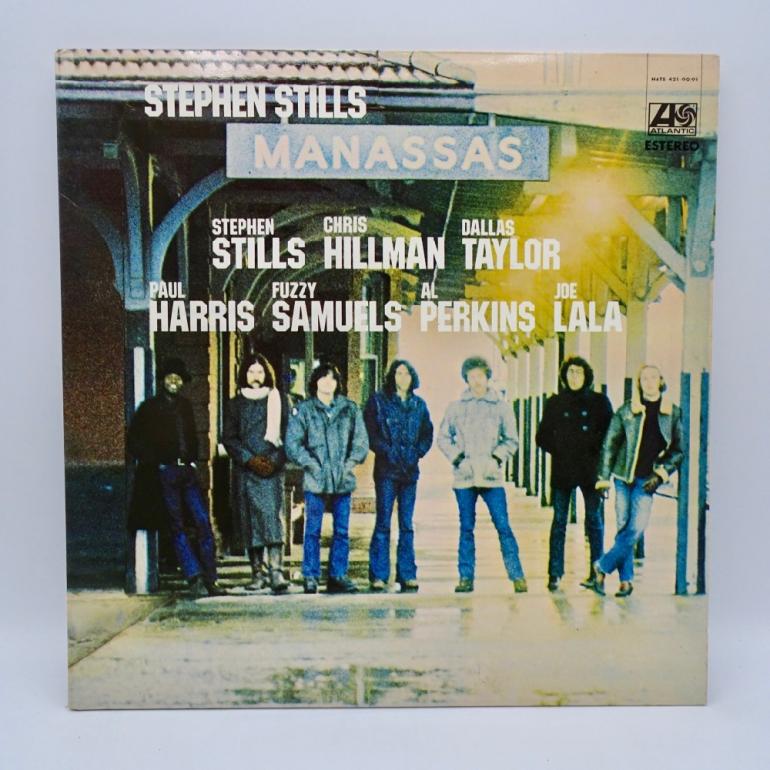Manassas / Stephen Stills  --  Double LP 33 rpm  - Made in  SPAIN 1972  -  ATLANTIC RECORDS - HATS 421-90/91-  OPEN LP