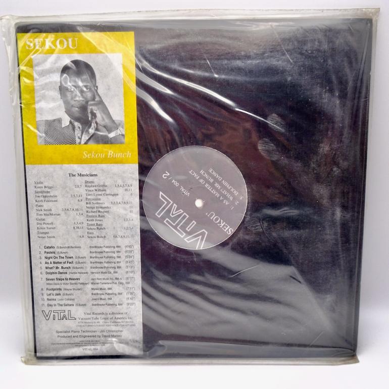 Sekou / Sekou Bunch  --  Double LP 33 rpm  - Made in USA 1991  - VTL  RECORDS - VTL 004/2  - SEALED LP