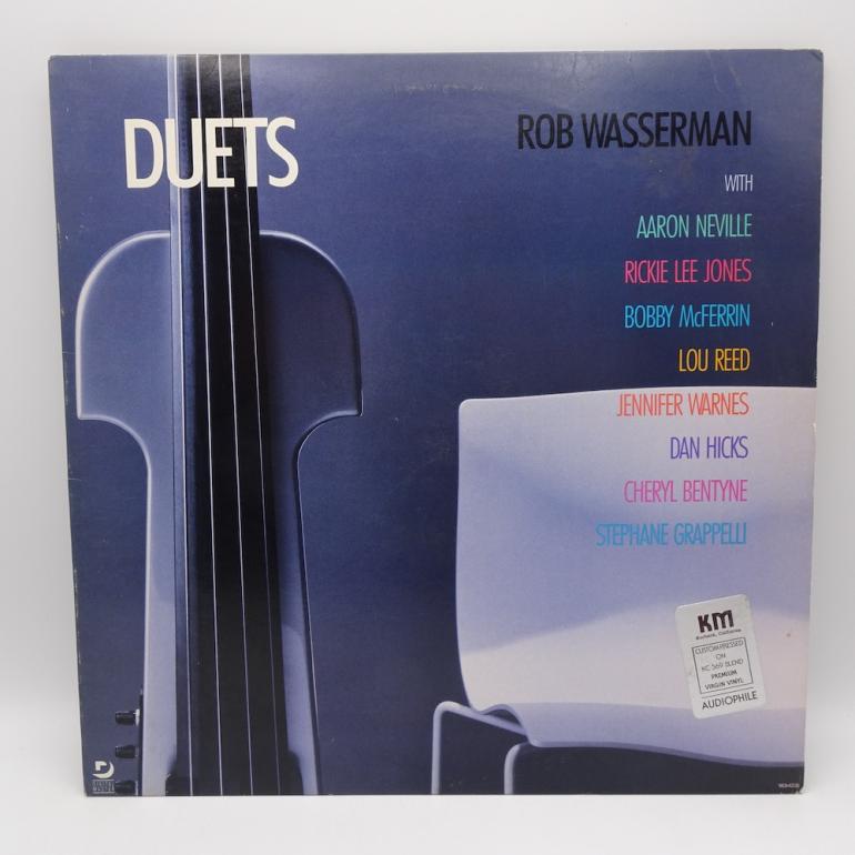 Duets / Rob Wasserman  --  LP 33 rpm - Made in USA 1988 - MCA RECORDS - MCA-42131 - OPEN LP - PROMO COPY