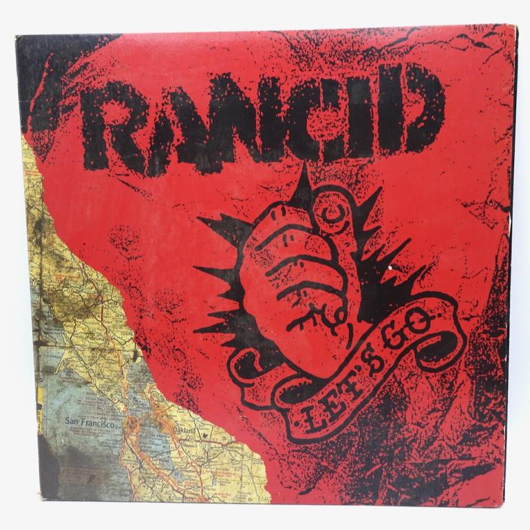 Let's go / Rancid  --  Double LP 10" 33 rpm - WHITE VINYL -  Made in USA 1994 - EPITAPH RECORDS - 86434-1 - OPEN LP