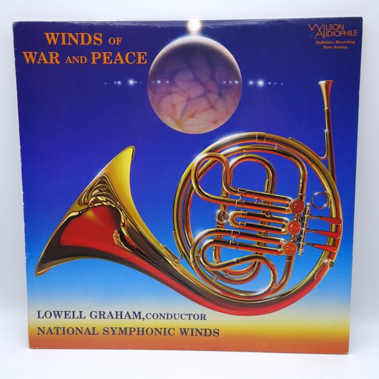 Winds of War and Peace / National Symphonic Winds  Cond. L. Graham  --  LP 33 rpm  - Made in USA 1988 - WATER LILY ACOUSTICS - W-8823 - OPEN LP