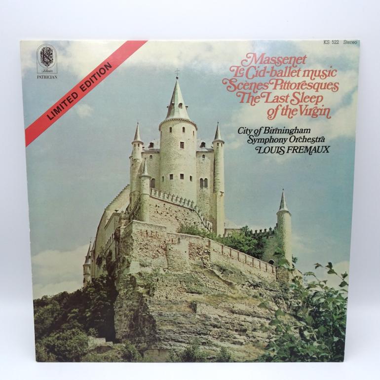Massenet LE CID-BALLET MUSIC - SCENES PITTORESQUES -THE LAST SLEEP OF THE VIRGIN / City of Birmingham  Symphony Orch -- LP 33 rpm 180 gr. - Made in USA - KLAVIER RECORDS - KS 522 - OPEN LP - LIM. ED.