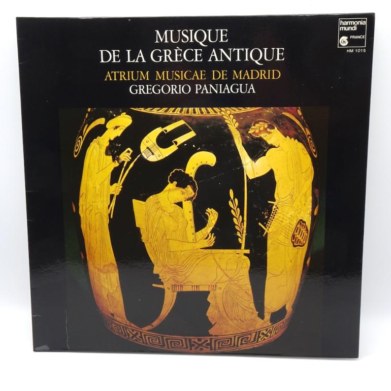 Musique de la Grèce antique /  Atrium Musicae de Madrid - Gregorio Paniagua --  LP 33 rpm - Made in France/Germany 1979 - HARMONIA MUNDI RECORDS - HM 1015 - OPEN LP - DMM