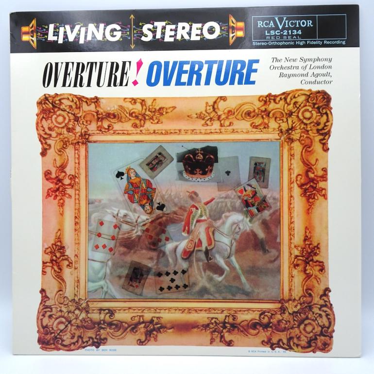 Overture! Overture! / The New Symphony Orchestra of London Cond. R. Agoult --  LP 33 rpm  180 gr. -  Made in USA 1996?  - CLASSIC RECORDS/RCA LIVING STEREO - LSC-2134 - OPEN LP