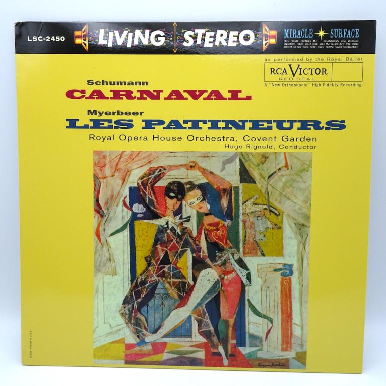 Schumann CARNAVAL ... / Royal Opera House Orchestra, Covent Garden Cond. Rignold  --  LP 33 rpm 180 gr. - Made in USA - CLASSIC RECORDS/RCA LIVING STEREO  - LSC-2450 - OPEN LP