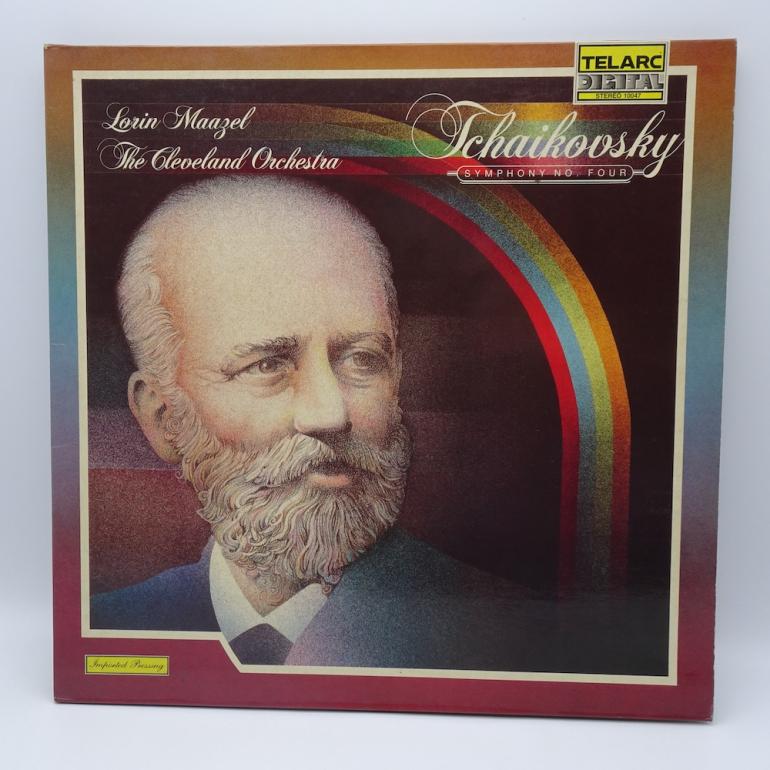 Tchaikovsky SYMPHONY NO. FOUR / The Cleveland Orchestra Cond. Maazel --  LP 33 giri - Made in USA 1979 - TELARC RECORDS - 10047 - LP APERTO (ascoltato molte volte)