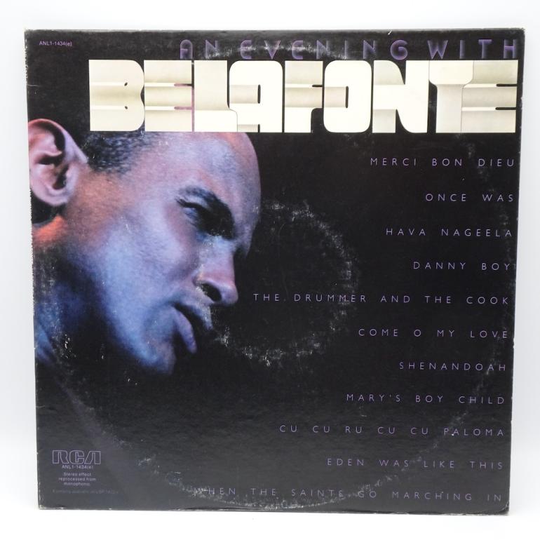 An Evening with Belafonte /  Harry Belafonte  --   LP 33 giri  - Made in USA 1976  - RCA  RECORDS -  LP APERTO