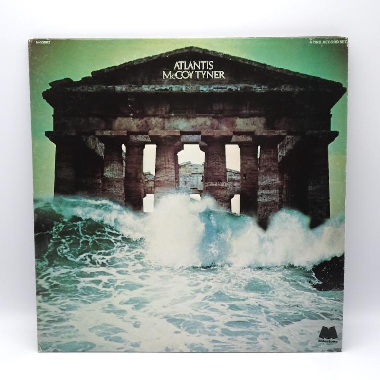 Atlantis / McCoy Tyner  --  Double  LP 33 rpm - Made in USA 1975 - MILESTONE RECORDS - M-55002  -  OPEN LP